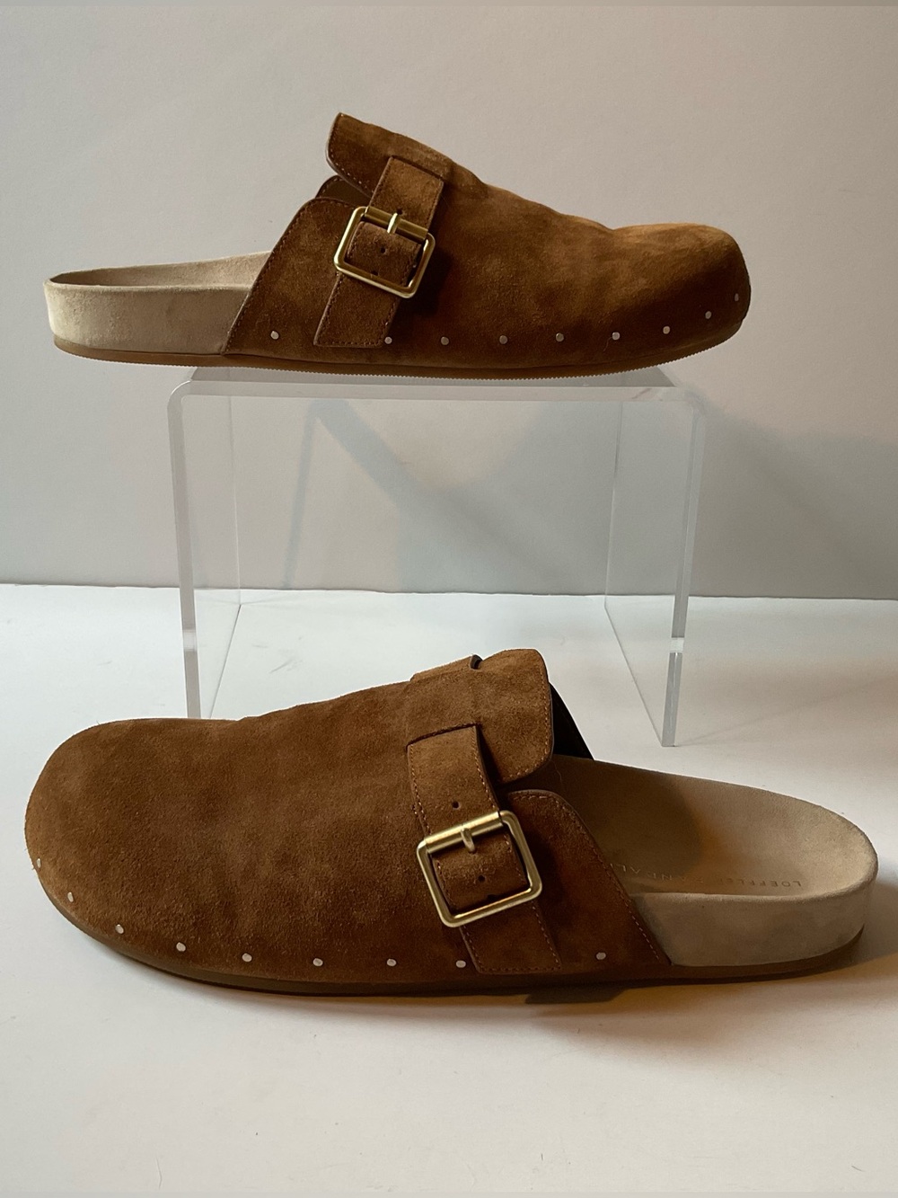 Loeffler Randall Jayden Suede Studded Clog Mules Women’s Size 11 Gorgeous